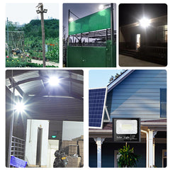 44/170 LED Solar Wall Lights Outdoor Waterproof Infrared Garden Lamp with Remote Control and Timing Function