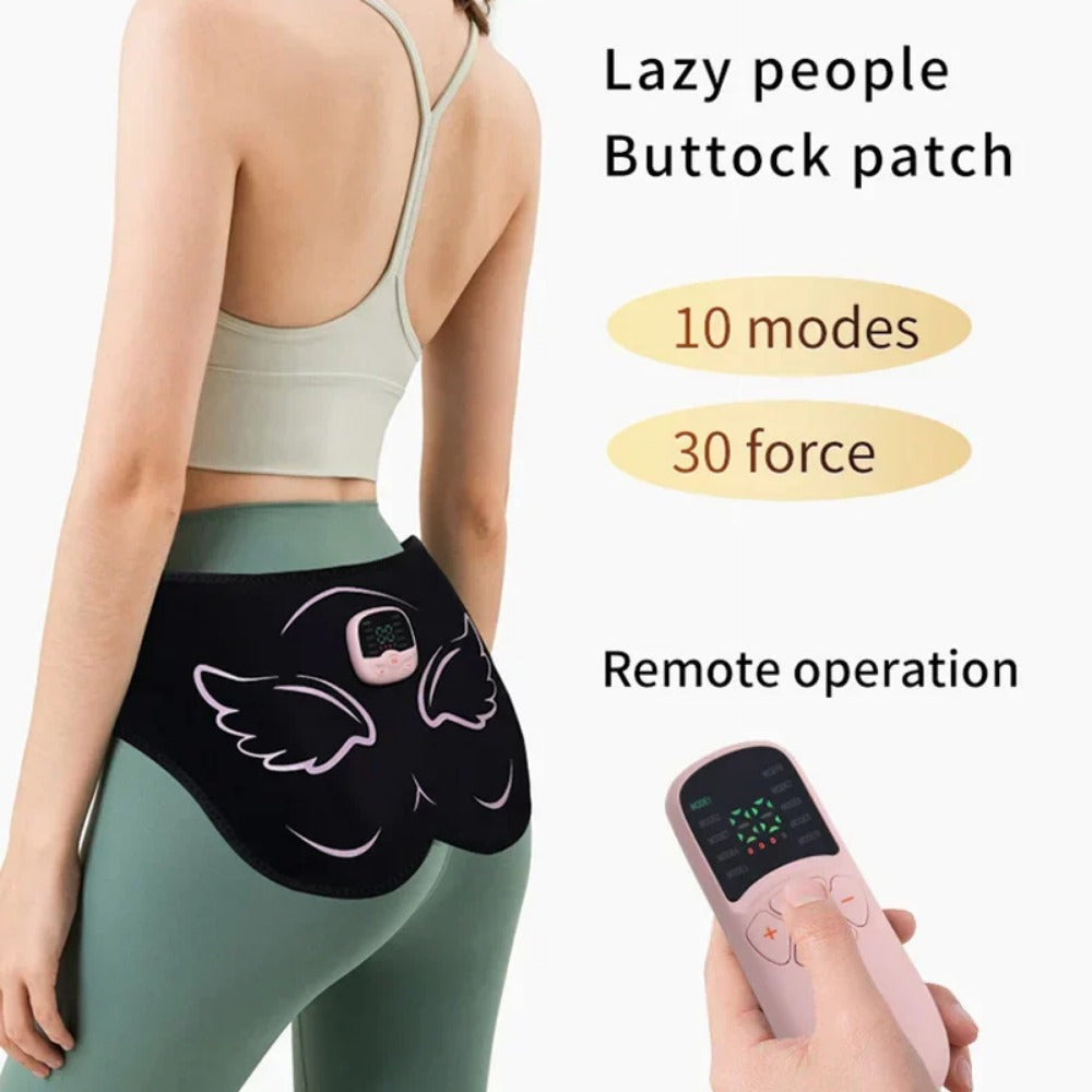 USB Rechargeable EMS Butt Muscle Stimulator, Hip Trainer, Buttocks Lifter, Muscle Toner, Fat Burner for Fitness