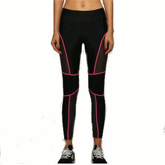 Women's Sexy Fitness Trousers - Honeycomb Mesh, Hip-Up, Elastic Sport Leggings