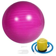 65cm Thickened PVC Yoga Ball - Explosion-Proof Fitness Equipment for Workouts and Body Toning