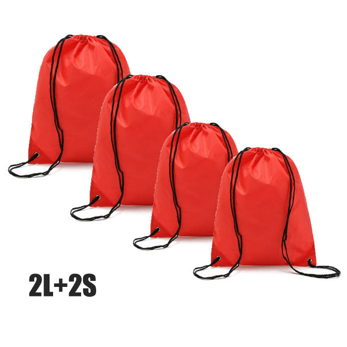 Durable Nylon Travel Drawstring Storage Bag - Sport Backpack Sack Bag