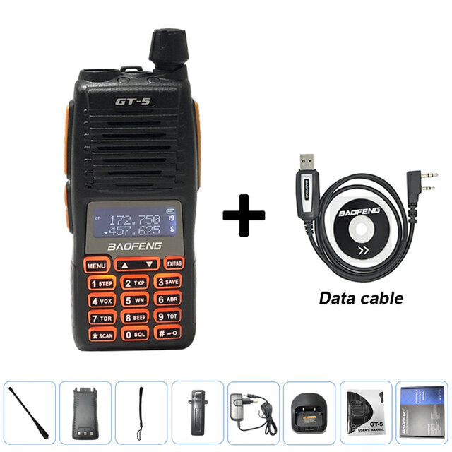 10W Long Range Walkie Talkie Ham Radio with Flashlight, Dual PTT, HF Transceiver, 30KM Range, Portable Upgrade