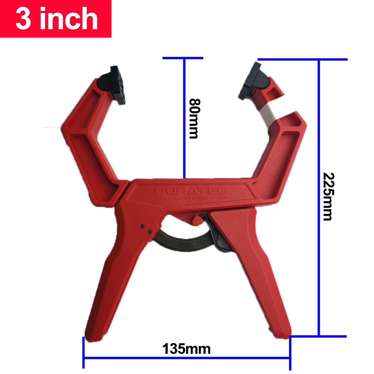 3/4" Quick Ratchet Clamp - G-Shaped Woodworking & Photography Clip