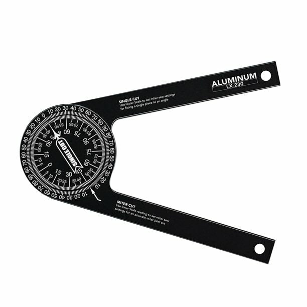 Aluminum Miter Saw Protractor with Digital Angle Finder for Woodworking