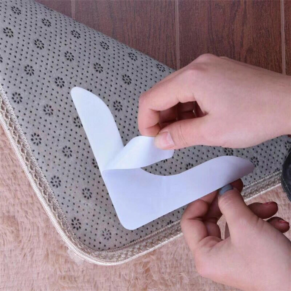 Universal Non-marking Washable Anti-slip Right Angle Bathroom Carpet Stickers