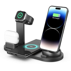 Fast Wireless Charger Pad & Stand for iPhone, Samsung, Huawei, AirPods, Watch