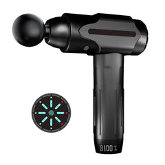 8-Level Electric Massager Gun with LCD Touch Screen, Low Noise, Long Battery Life