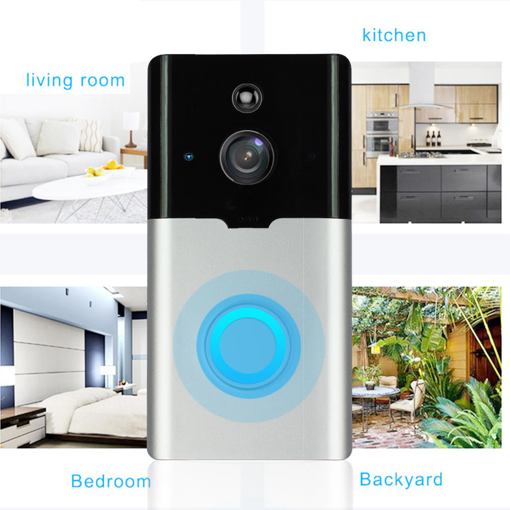 1080P Infrared Video Doorbell with Two-Way Audio and WiFi Camera