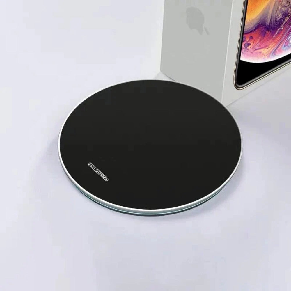 Fast Wireless Charger Pad for iPhone 14 Pro Max, Samsung, Xiaomi - 15W/10W/7.5W/5W Charging Speeds