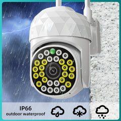 HD 2MP WiFi IP Camera - Waterproof, Infrared, Full Color Night Vision, 28 Lights Security Camera