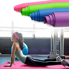 Non-slip Foam Yoga Mat 183x61cm - Foldable, Portable Fitness Exercise Pad for Gym & Sport