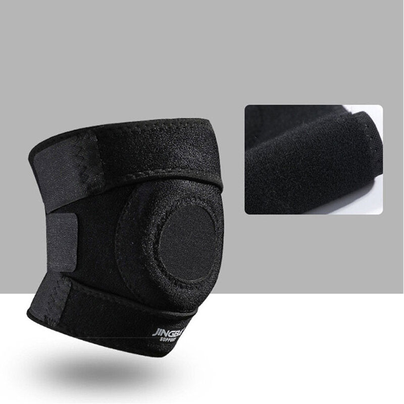 Elastic Knee Pads - Nylon Anti-Fall Knee Support Brace for Outdoor Sports, Basketball, Fitness