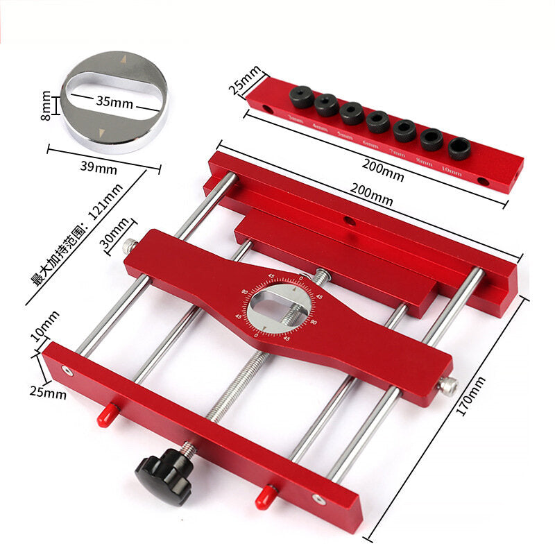 Precision Mortising Jig Versatile Loose Tenon Joinery with your Router Locator High Precision Efficient Drilling Robust Material