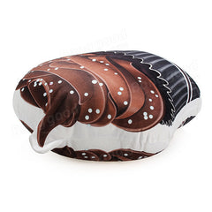 3D Ice Cream Squishy Pillow - Creative PP Cotton Plush Cushion for Sofa, Bed, Office