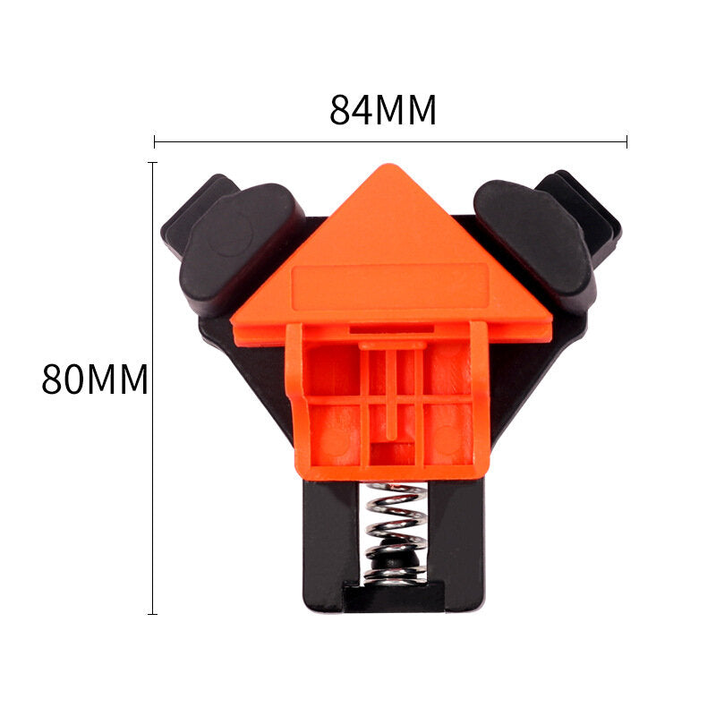 4pcs Adjustable 90 Degree Corner Clamp - Right Angle Woodworking Clip Tool