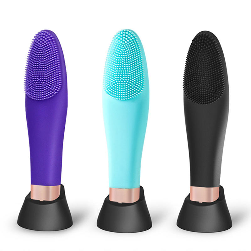 Electric Facial Cleansing Brush with Gentle Exfoliation & Sonic Vibration for All Skin Types