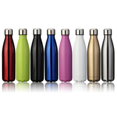 500ml Insulated Stainless Steel Water Bottle - Double-Walled Vacuum for Outdoor Sports, Hiking, Running