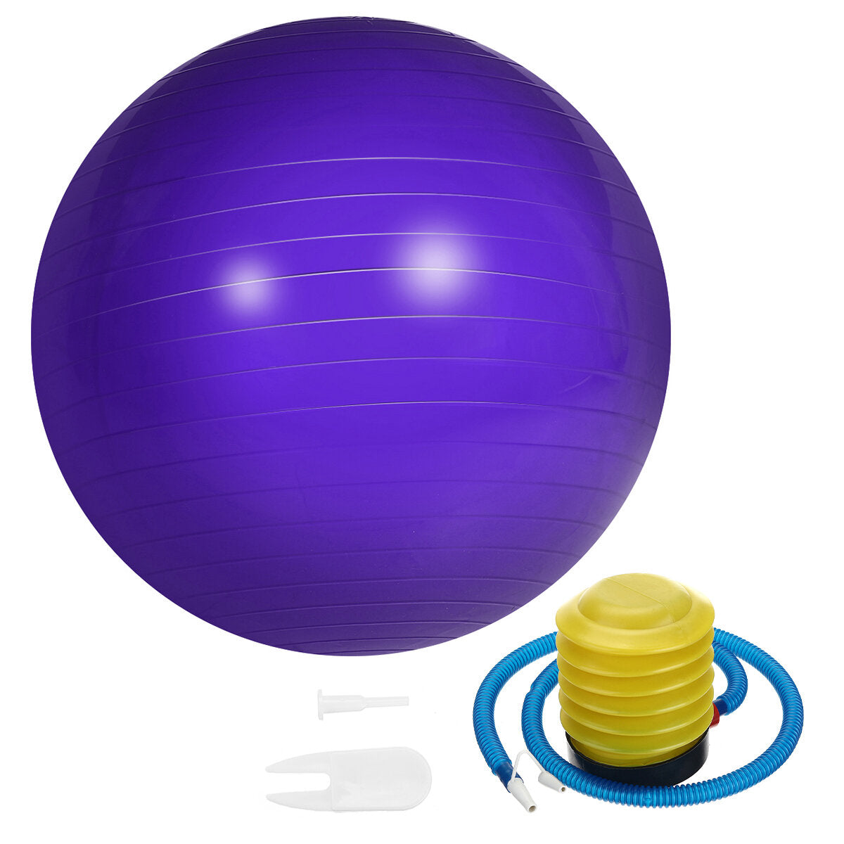 65cm Thickened PVC Yoga Ball - Explosion-Proof Fitness Equipment for Workouts and Body Toning