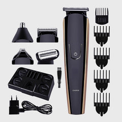 USB Rechargeable Multi-Function Electric Hair Trimmer for Nose, Beard, and Hair Cutting