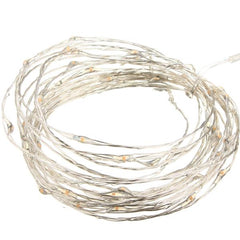 10M 100 LED Silver Wire Waterproof Christmas Outdoor String Fairy Lights DC12V