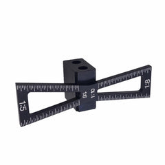 Aluminum Alloy Woodworking Marker - Precision Marking Ruler Gauge