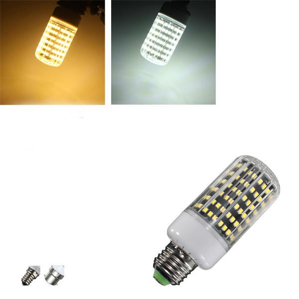 18W LED Corn Light Bulb E27/B22/E14 1300LM 162 SMD 2835 White/Warm White AC 220V