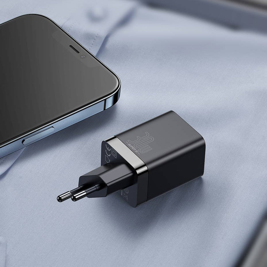 30 W Dual-Port USB PD Ladegerät, Schnellladeadapter für iPhone, Huawei, Samsung, Xiaomi