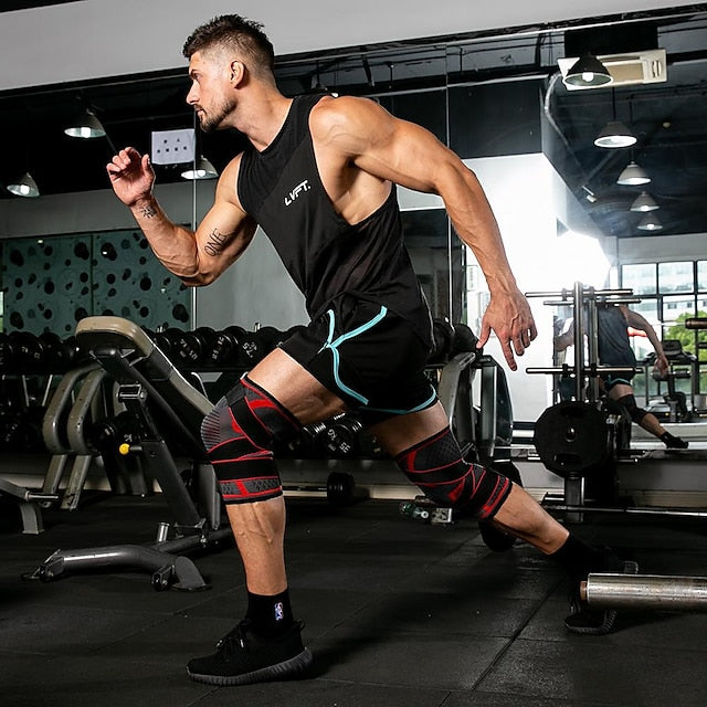 Copper Knee Brace Compression Sleeve - Support for Pain Relief, Injury Recovery, Arthritis, ACL, Meniscus Tears - 1 Pack