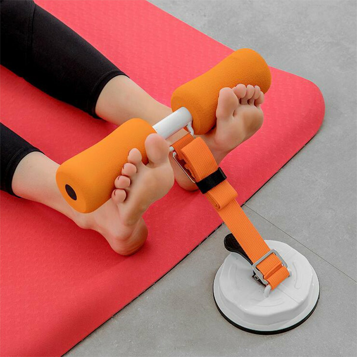 Abdominal Suction Cup Sit-Up Aid for Muscle Training - Fitness Equipment