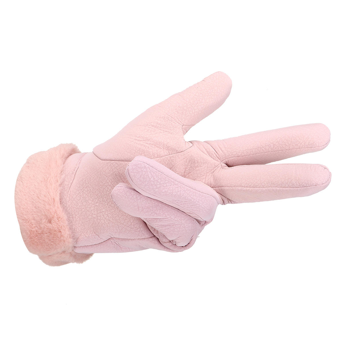 Women's Velvet Touch Screen Winter Gloves - Warm, Windproof, Wool Mittens