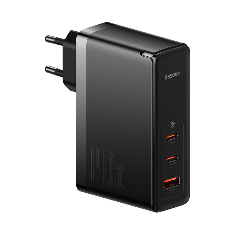 GaN5 Pro 140W 3-Port USB PD Ladegerät mit 240W Typ-C Kabel - Schnellladeadapter