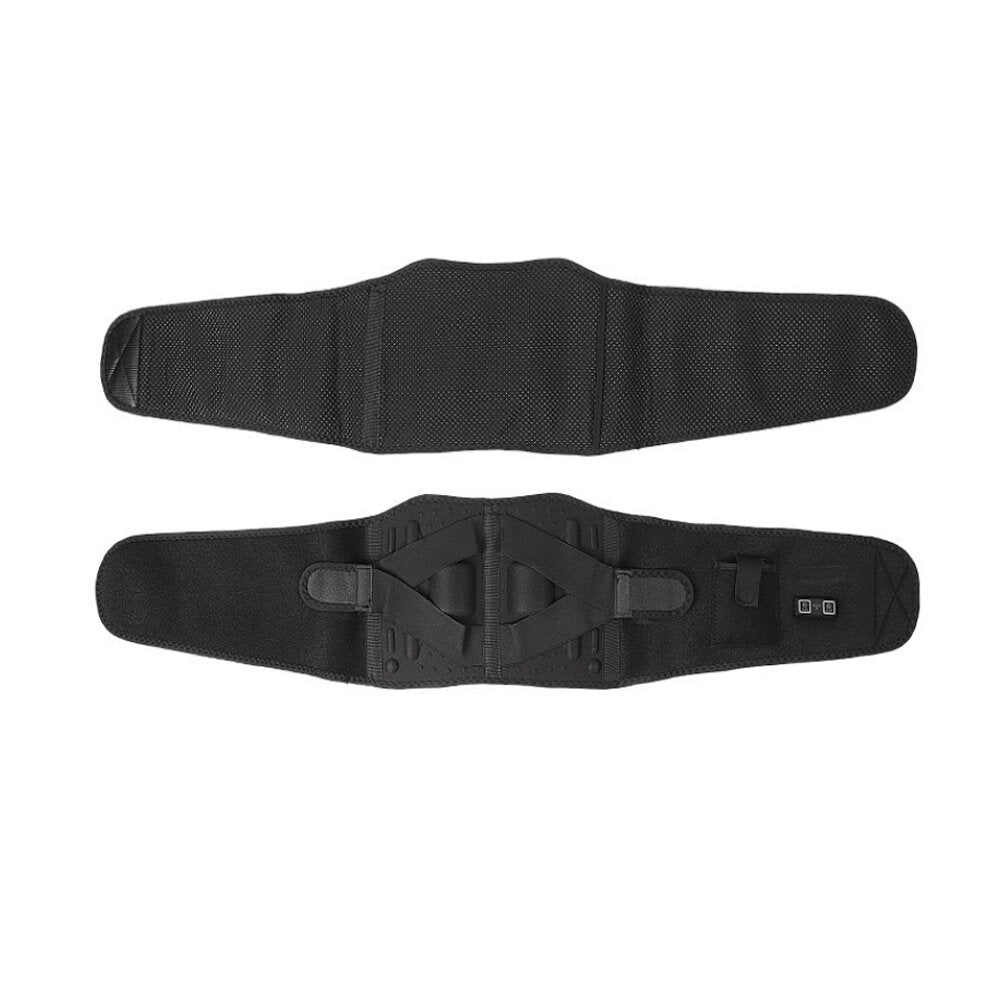 Adjustable Waist Support Belt with 3 Heating Modes and Back Massage for Lumbar Brace