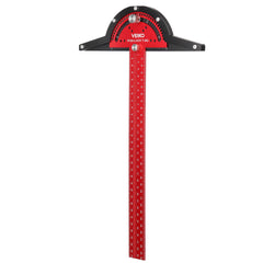 Aluminum Alloy 300mm T Square Ruler for Woodworking - Angle Measure Tool