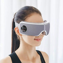 Smart Fold Eye Massager: 5 Modes, Vibration, Air Pressure, Bluetooth Music, Hot Compress, Constant Temperature