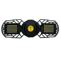 Ultra-Bright 40/60/80W Deformable LED Garage Ceiling Light, E26/E27, Motion Activated