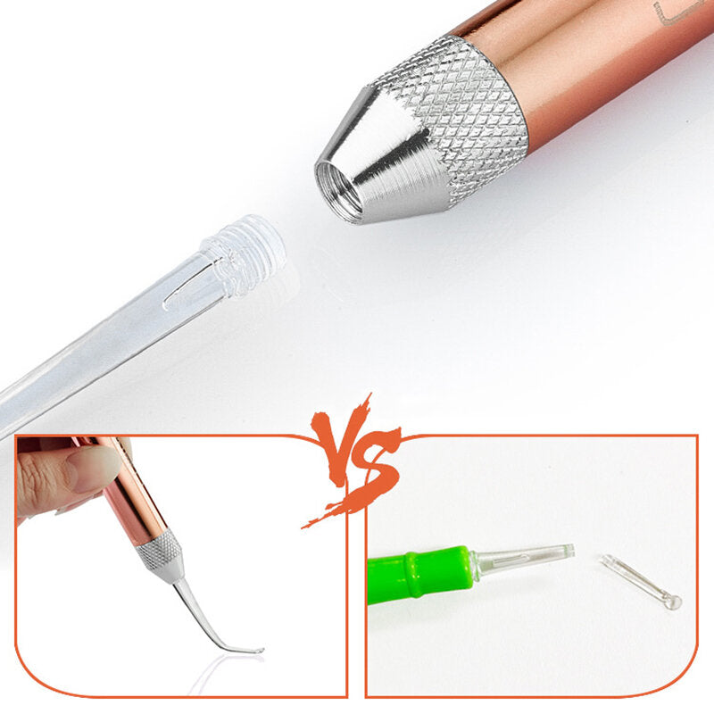 Visible Ear Cleaning Tool with Flashlight - Portable Earwax Removal Curette and Ear Spoon