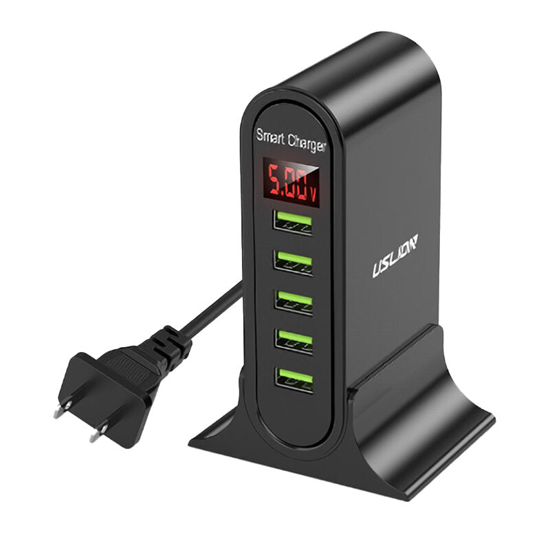 4A 5-Port USB-Schnellladestation-Adapter für iPhone, Huawei, Samsung, Xiaomi