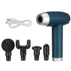 12V Matte LCD Percussion Massager, USB, 7200r/min, 20 Speed, 8 Heads, Muscle Relief & Sport Recovery