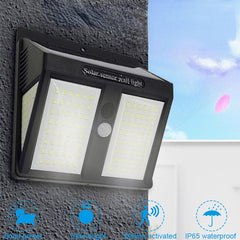 146/250 LED Solar Lights - Wireless, Waterproof, Motion Sensor for Outdoor Garden Security