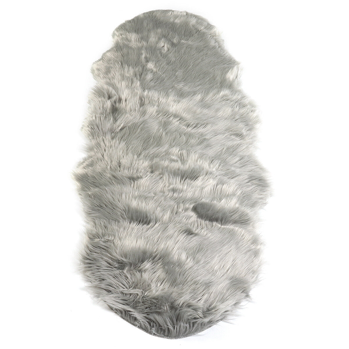 190x70CM Rectangle Sheepskin Rug - Artificial Wool, Soft for Chair, Sofa, Bedroom, Floor Carpet