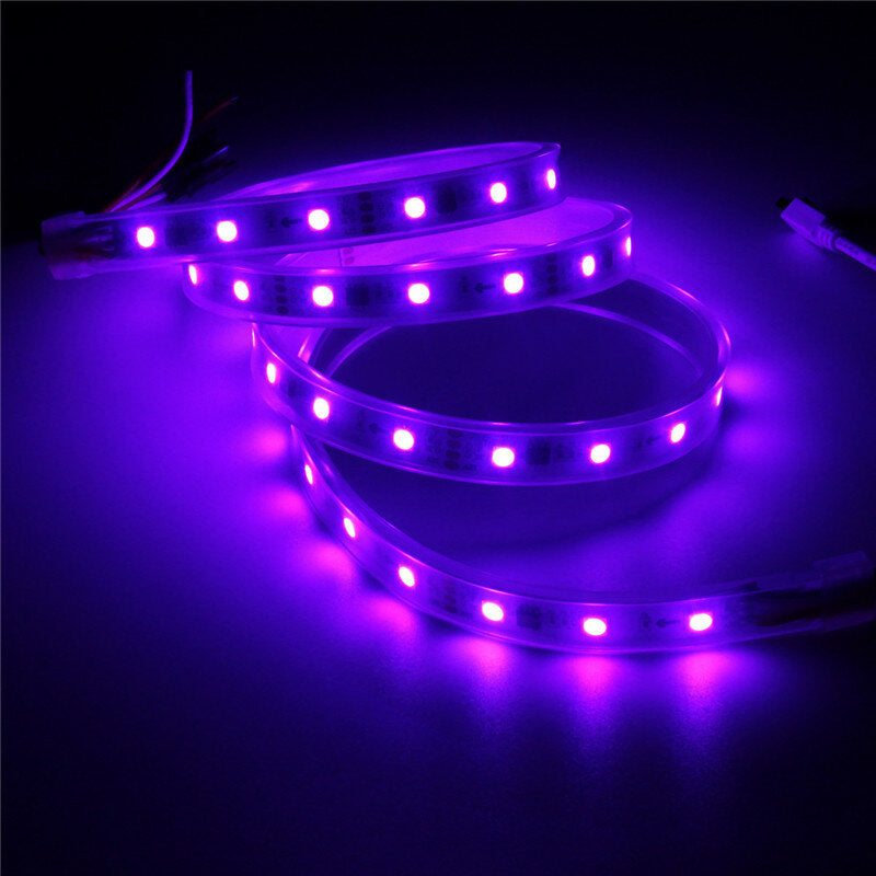 1M LED Strip 48 SMD 5050 RGB Dream Color Waterproof IP65 DC 12V