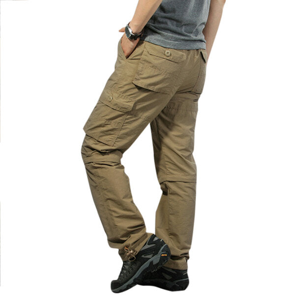 Men's High-Quality Detachable Casual Suit Trousers - Fashionable Tactical Pants