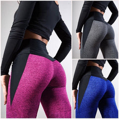 Nahtlose Yogahose mit hoher Taille für Damen – feuchtigkeitsableitend, super dehnbar, Lift-Leggings für Fitness, Fitnessstudio, Laufen, Workout