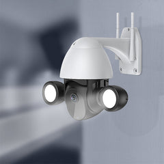 1080P PTZ Smart WiFi Outdoor Camera - Full Color Night Vision, IP65 Waterproof