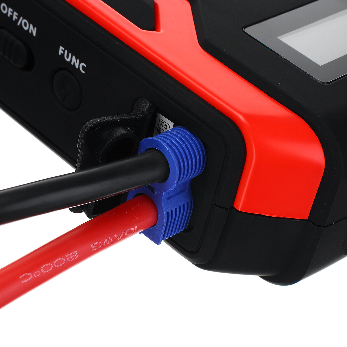 800A 12V Car Jump Starter - Emergency Battery, Flashlight, Power Bank for RV Travel