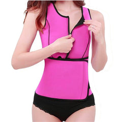 Women's Adjustable Sauna Slimming Sweat Belt Vest - Waist Shaper Tank Top for Fitness & Yoga