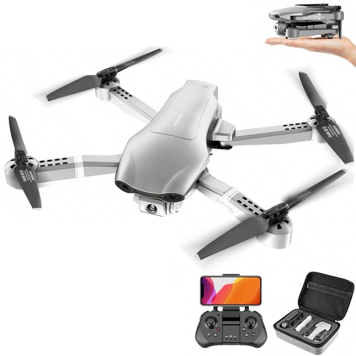 Professional 5G WiFi GPS Drones with 4K HD Wide Angle Camera, Foldable Design