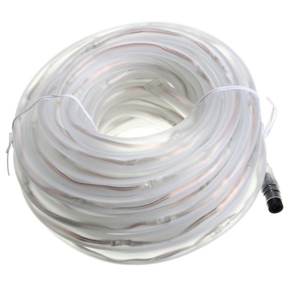 10m 100 LEDs Solar Rope Tube Lights - Waterproof LED String Strip for Christmas Party Decor