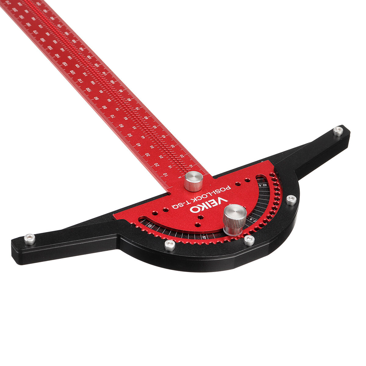Aluminum Alloy 300mm T Square Ruler for Woodworking - Angle Measure Tool