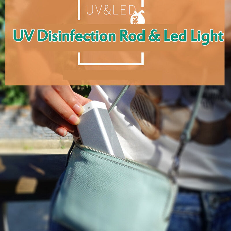 Ultra-Portable Handheld UV Disinfection Lamp - Ultraviolet Sterilizer for Germ-Free Surfaces